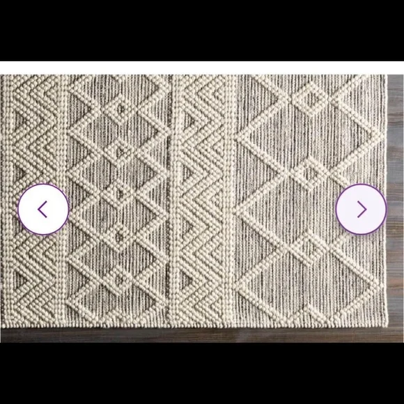 Geometric Pattern Area Rug - Picture 3 of 5